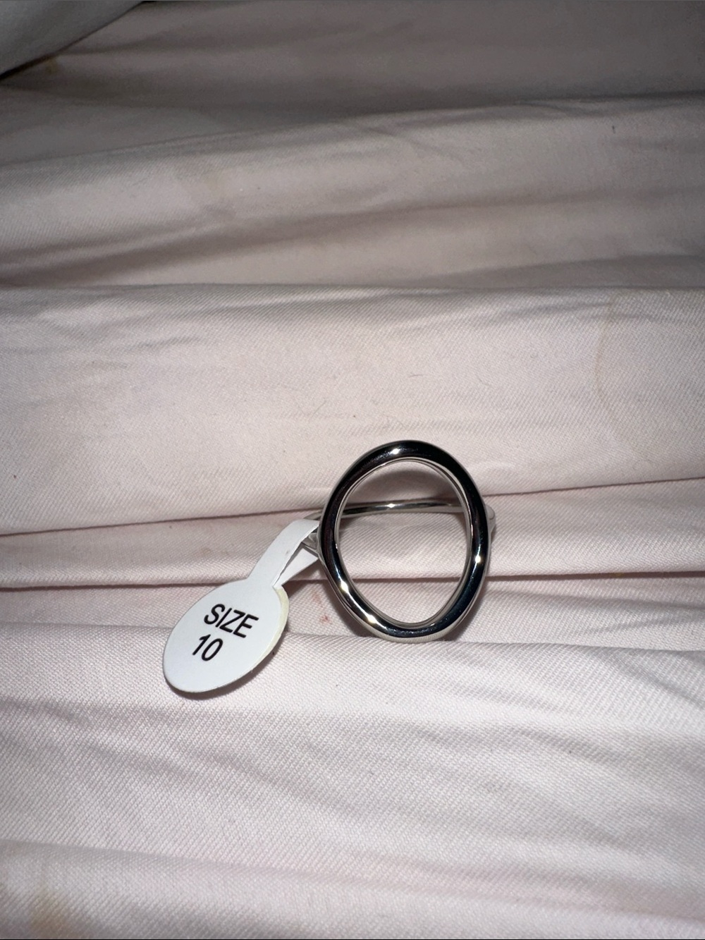 NWT Plunder Double Band Silver-Tone Ring size ten brand new really nice 👍 - Picture 5 of 5